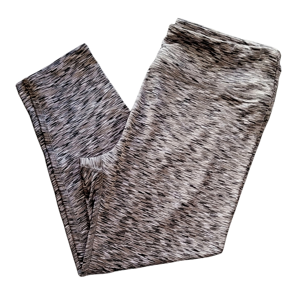 N.Y.L. Gray SpaceDye Capri Leggings